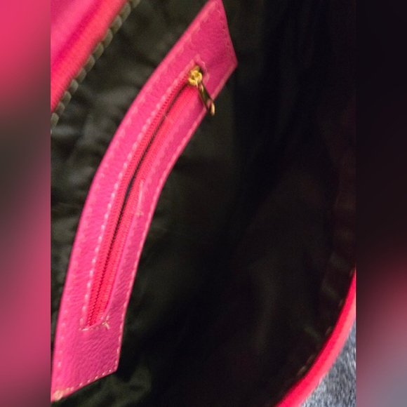 Rosa Mexicano Hand-Painted Women's Crossbody or Covertible Clutch - Picture 5 of 11